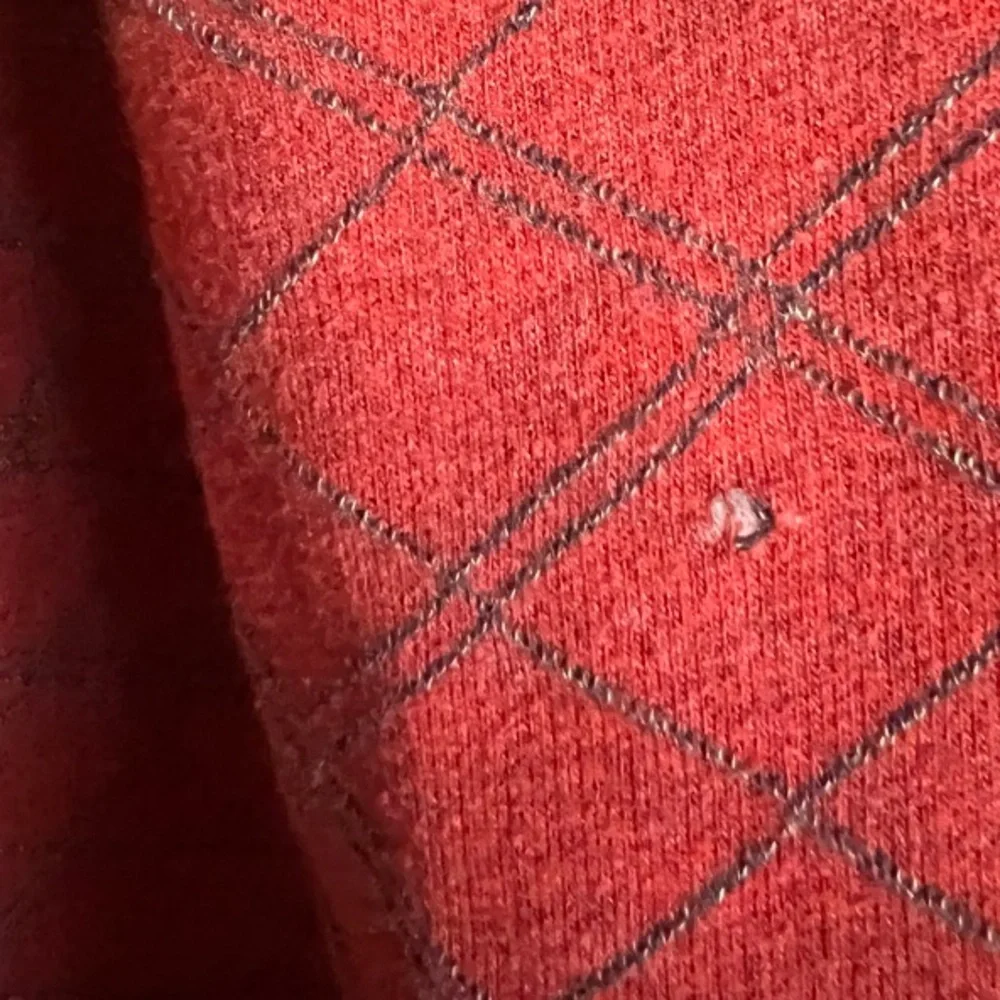 David's Taylor Men's Red Polo Shirt Medium‎ preppy Silent Luxury long sleeve